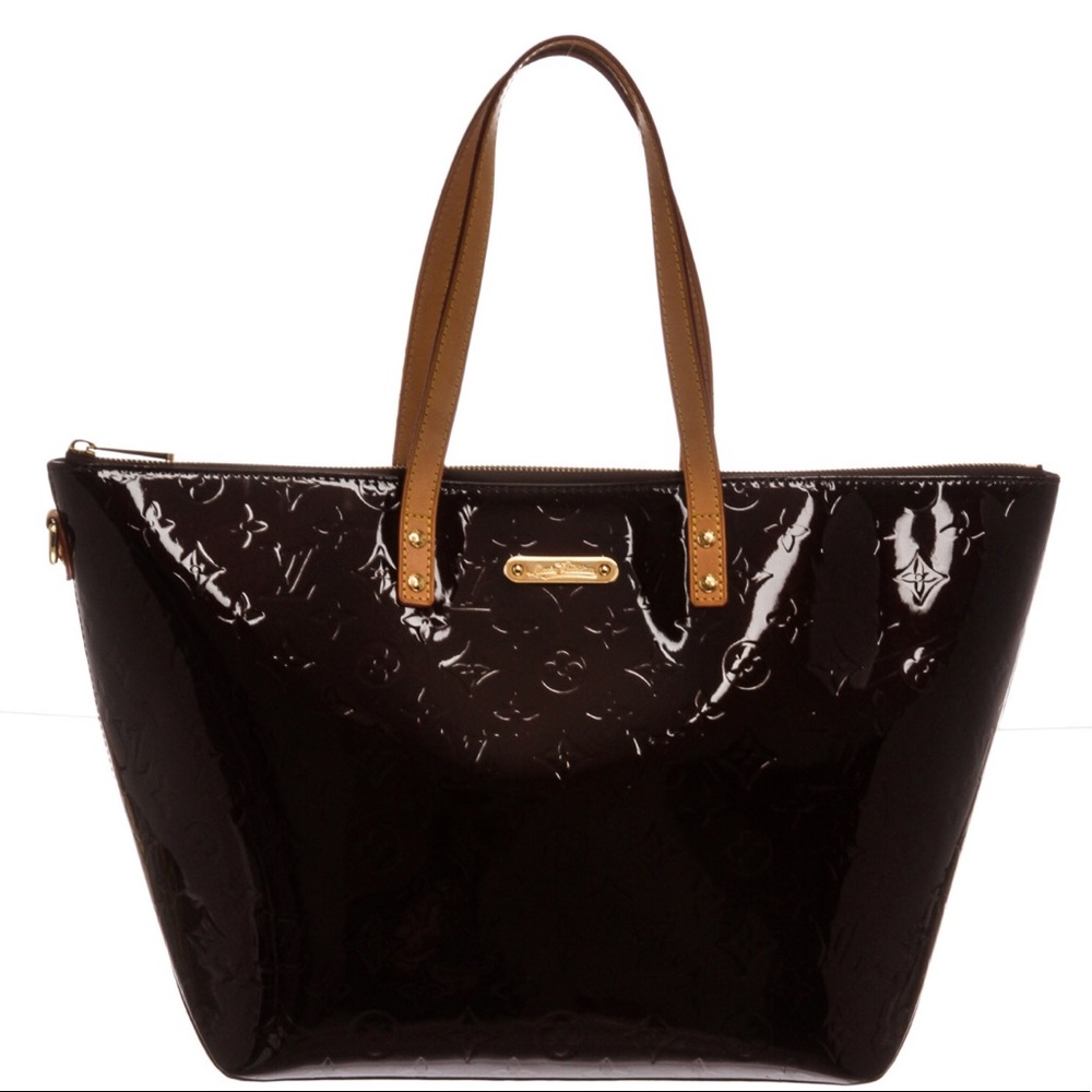 Monogram Vernis leather Louis Vuitton Bellevue GM